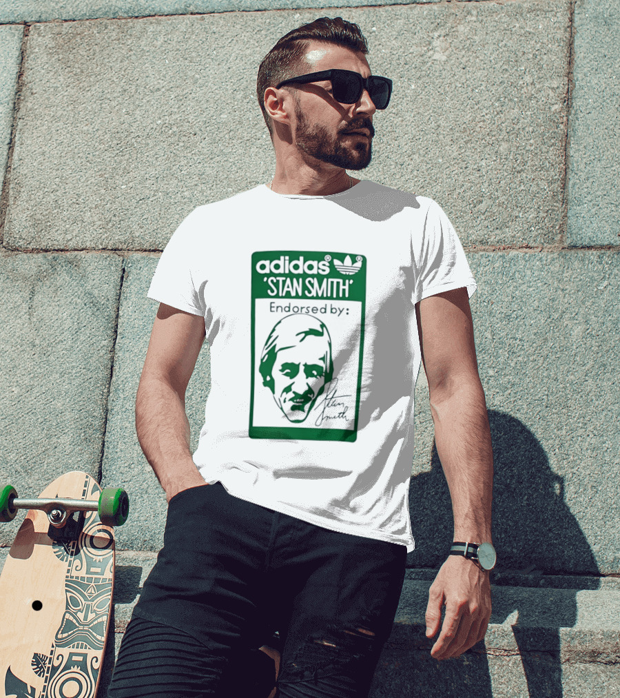 Adidas Stan Smith Endorsed Logo Green T-Shirt
