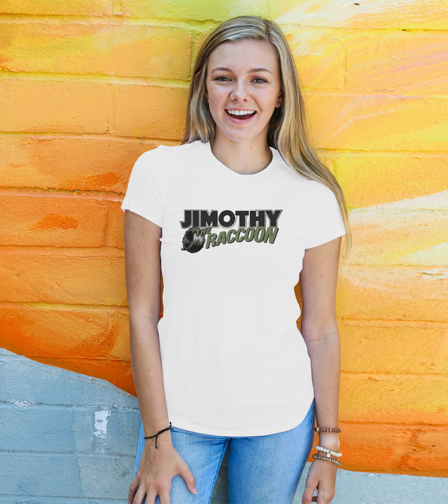 Jimothy The Raccoon Tire T-Shirt