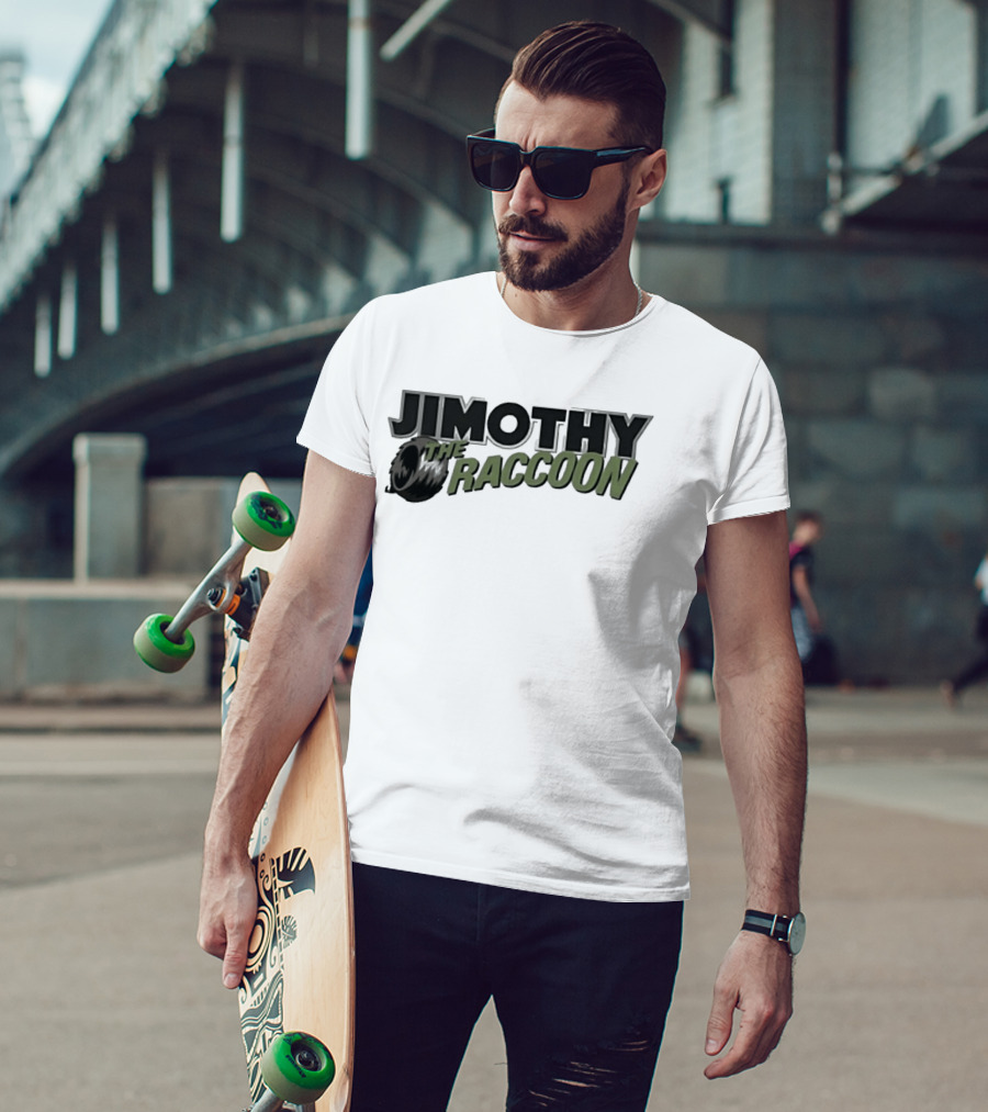 Jimothy The Raccoon Tire T-Shirt