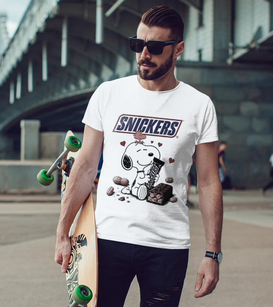 Peanuts Snoopy Woodstock Snickers You're Not You When Hungry T-Shirt