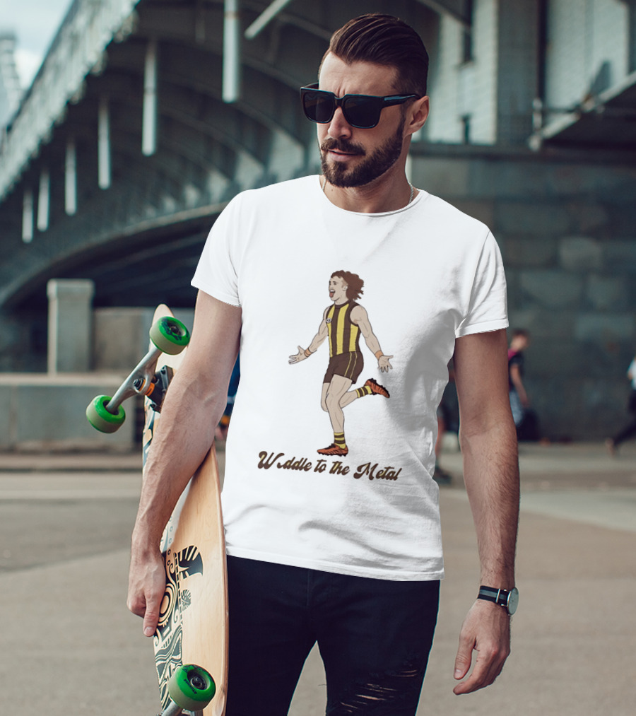 Weddle To The Metal Hawthorn Football Club Josh Weddle T-Shirt