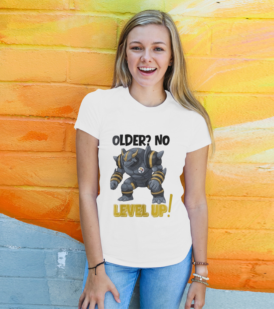 Pittsburgh Steelers X Pokémon 30th Anniversary Older No Level Up T-Shirt