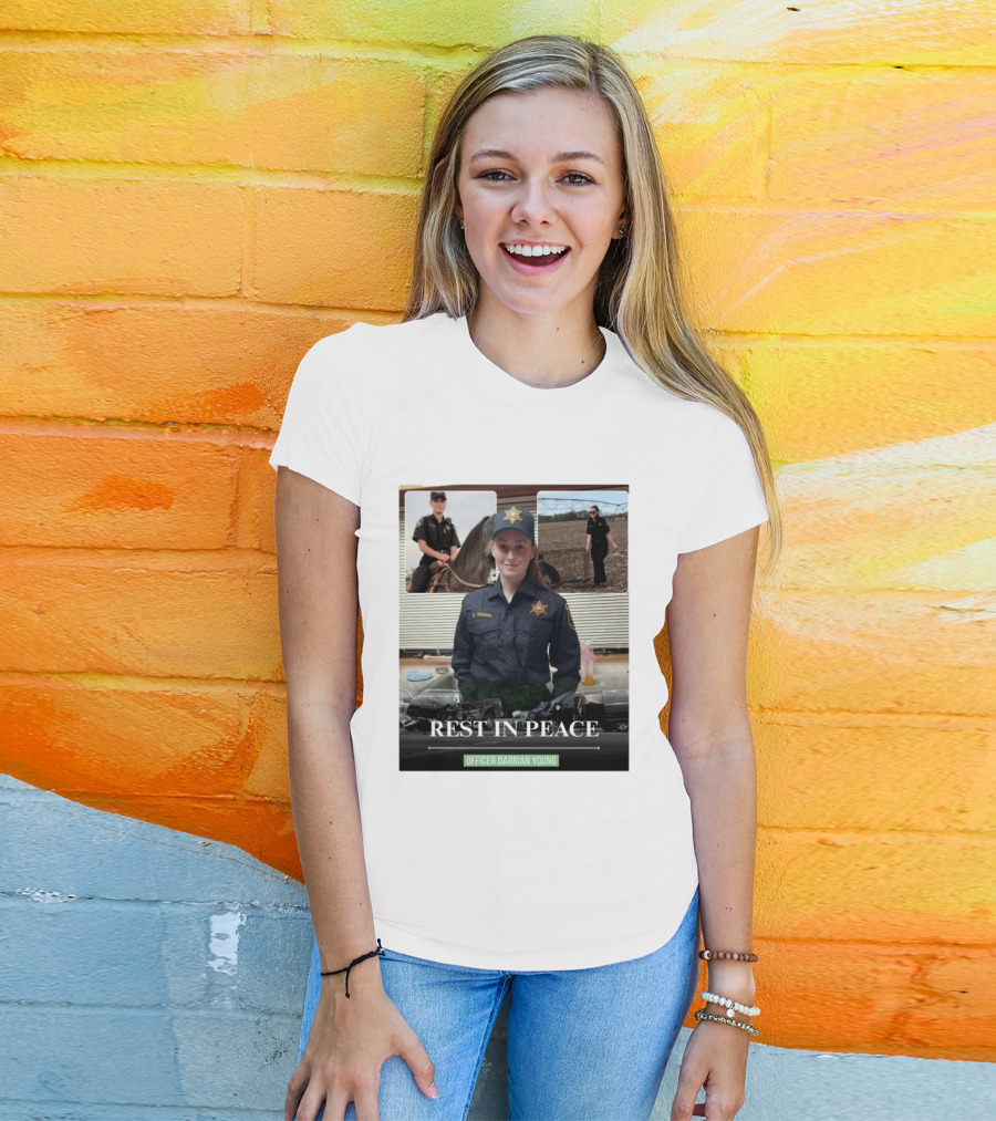 Rest In Peace Officer D. Young Memorial T-Shirt