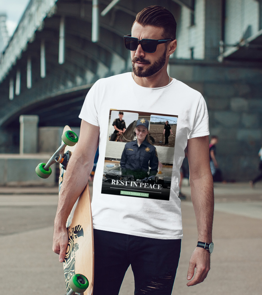 Rest In Peace Officer D. Young Memorial T-Shirt