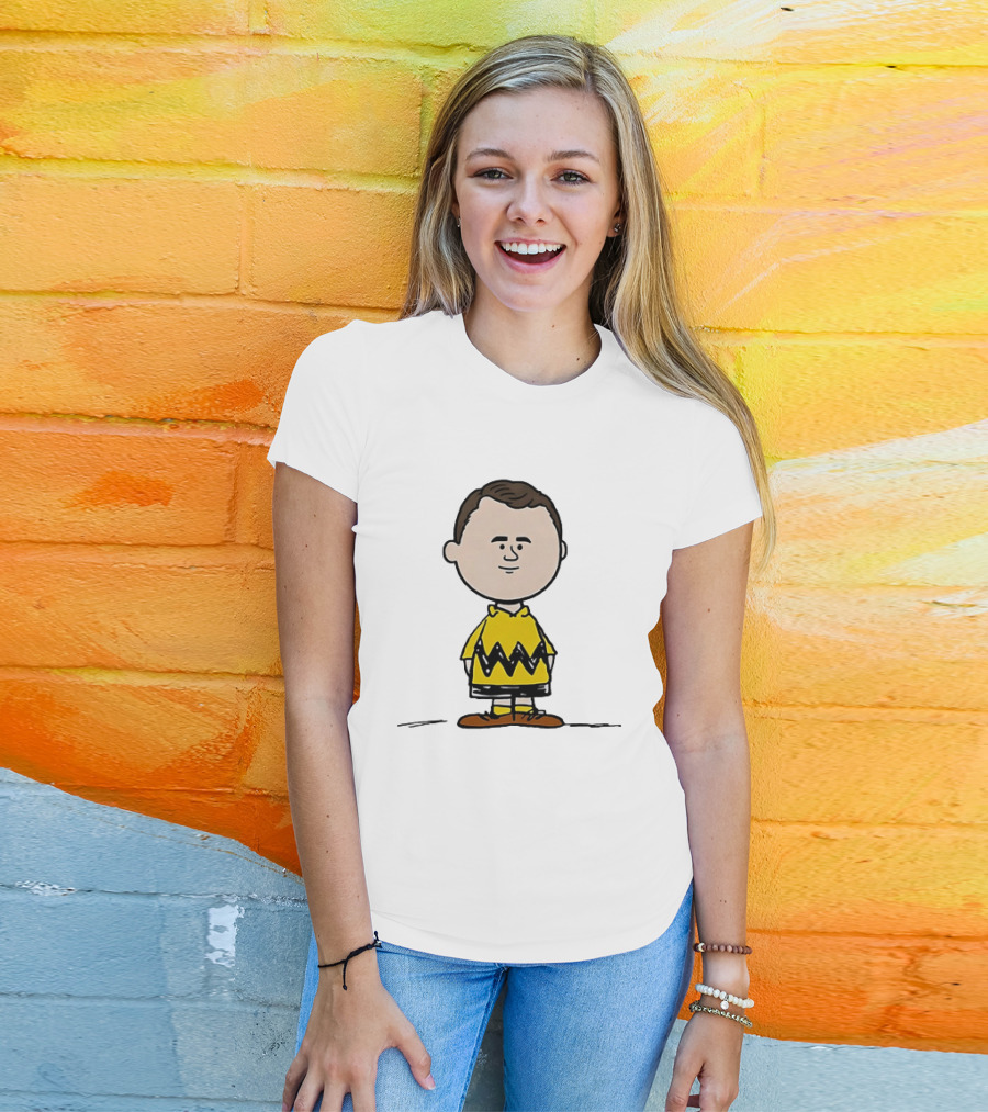 Charlie Brown Peanuts Football Wayne Rooney Mashup T-Shirt