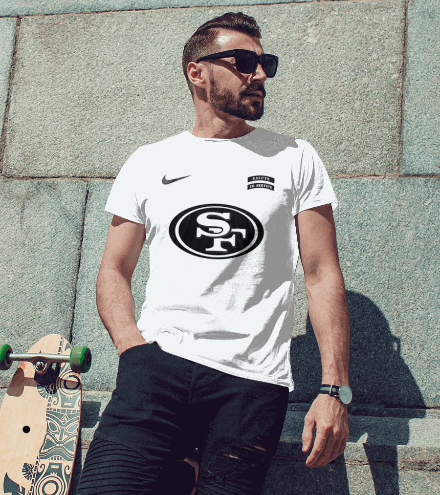Nike San Francisco 49ers Salute To Service SF T-Shirt