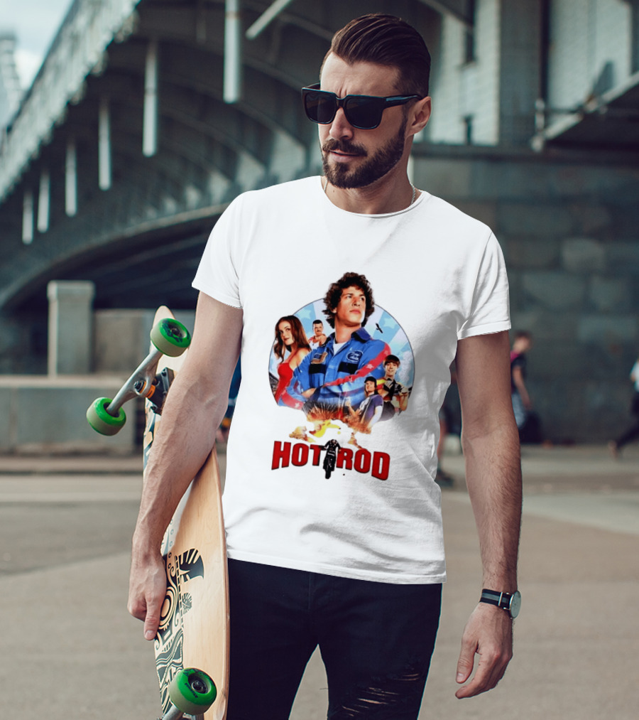 Smack Destiny In The Face Hot Rod Movie Stuntman Comedy Cast T-Shirt