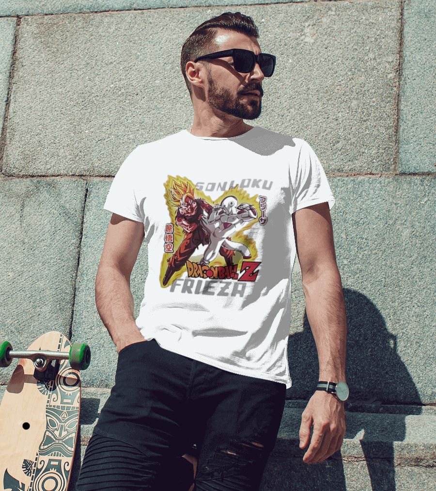 Son Goku Frieza Dragon Ball Z Anime Showdown T-Shirt