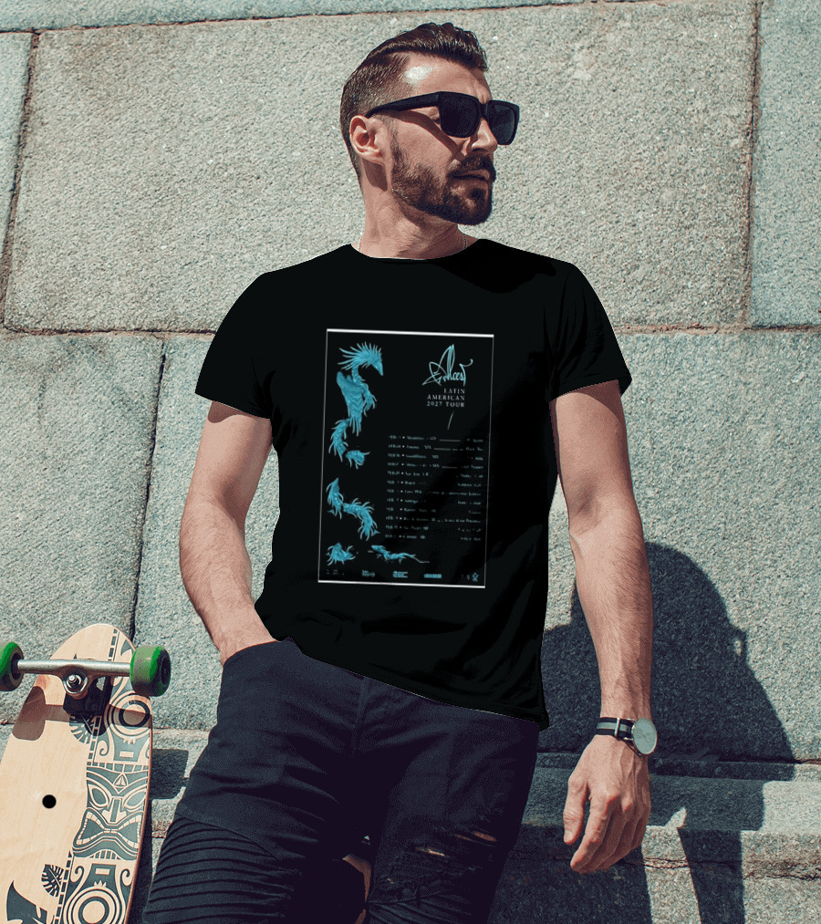 Alcest Latin American Tour 2027 Dates And Locations With Mythical Dragon T-Shirt