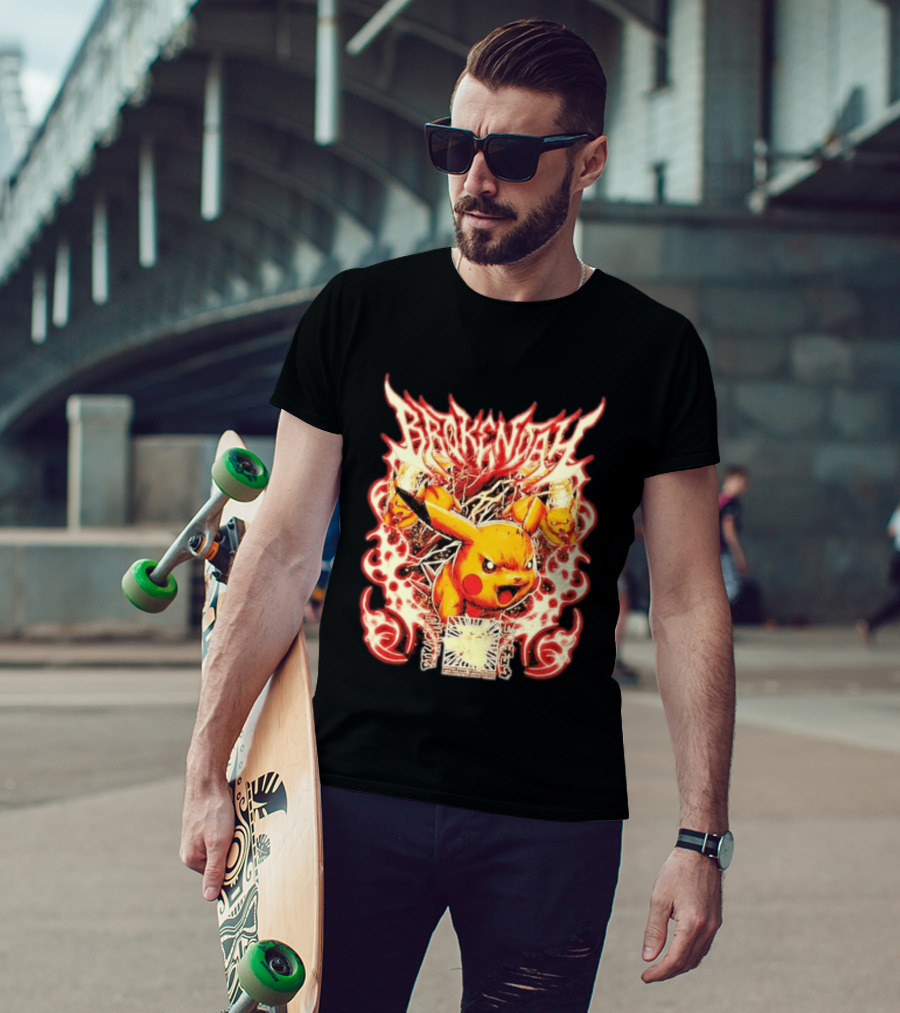 Brokendah High Voltage Pikachu Pokémon Electric Burst T-Shirt