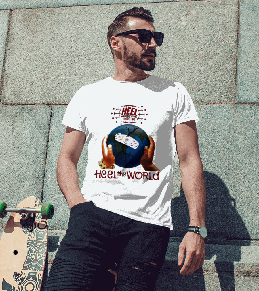 Westside Gunn Heel The World Tour Griselda Bandaged Earth And Hands T-Shirt