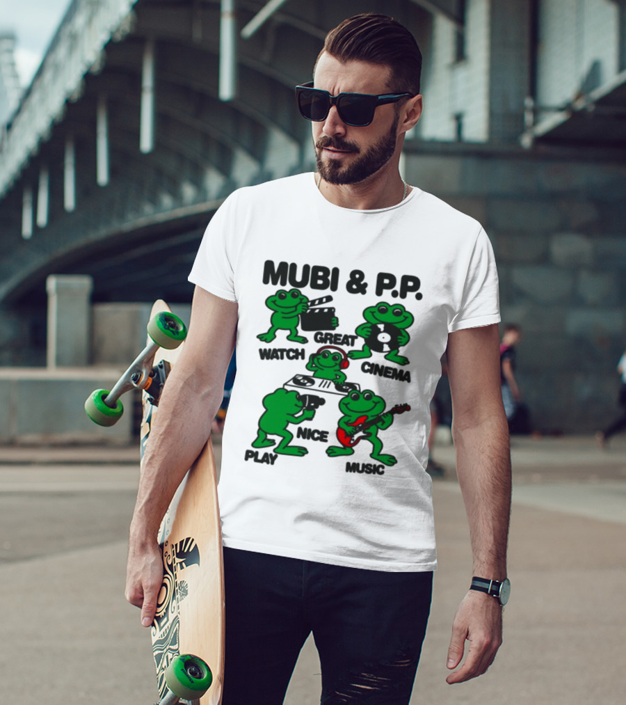 Mubi & P.P. Great Cinema Play Nice Music T-Shirt