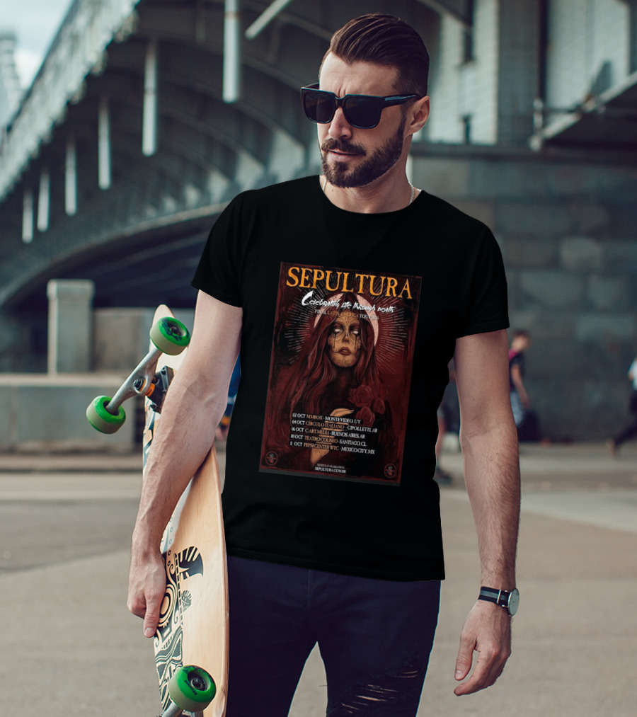 Sepultura Celebrating The Thorn Of Death Final Latin America Tour 2026 T-Shirt