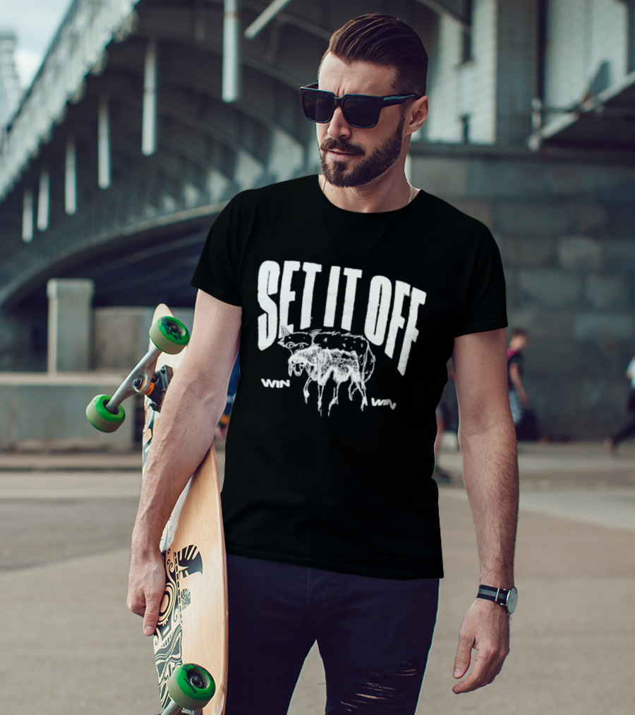 Set It Off Win Win Goat Sketch T-Shirt