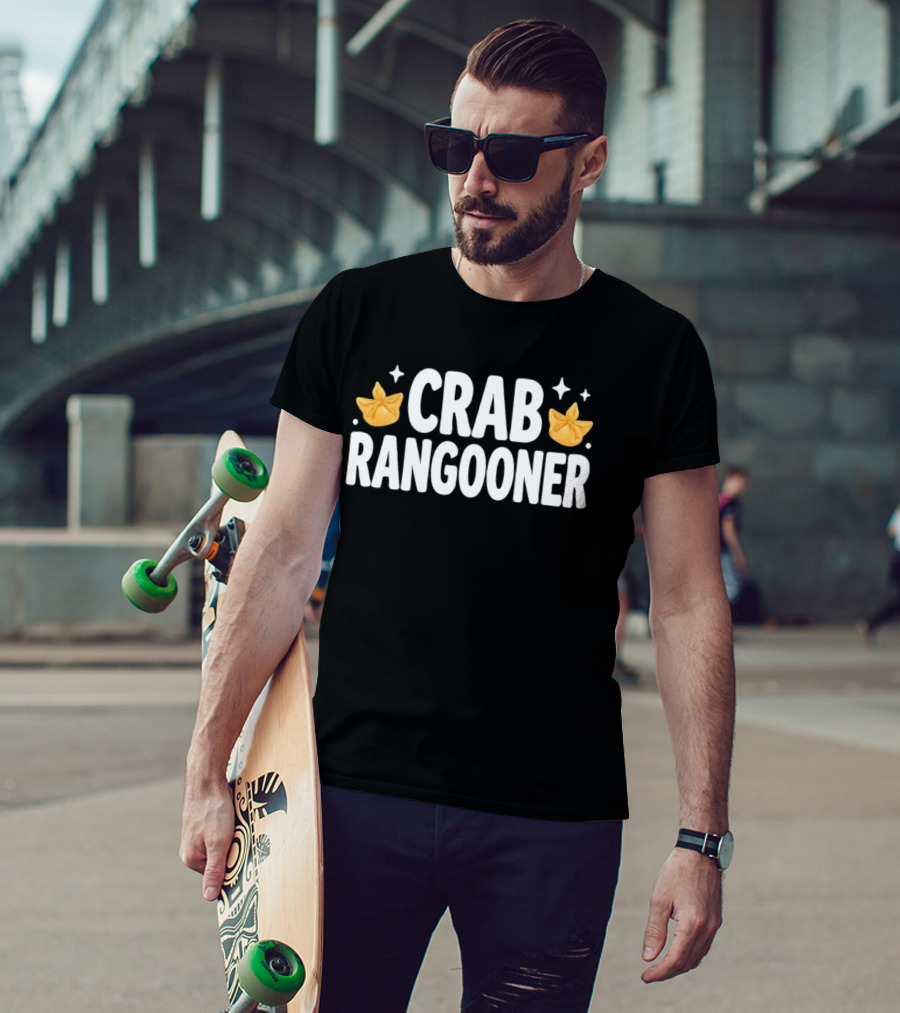 Crab Rangooner Chinese Food Appetizer Fun Novelty T-Shirt