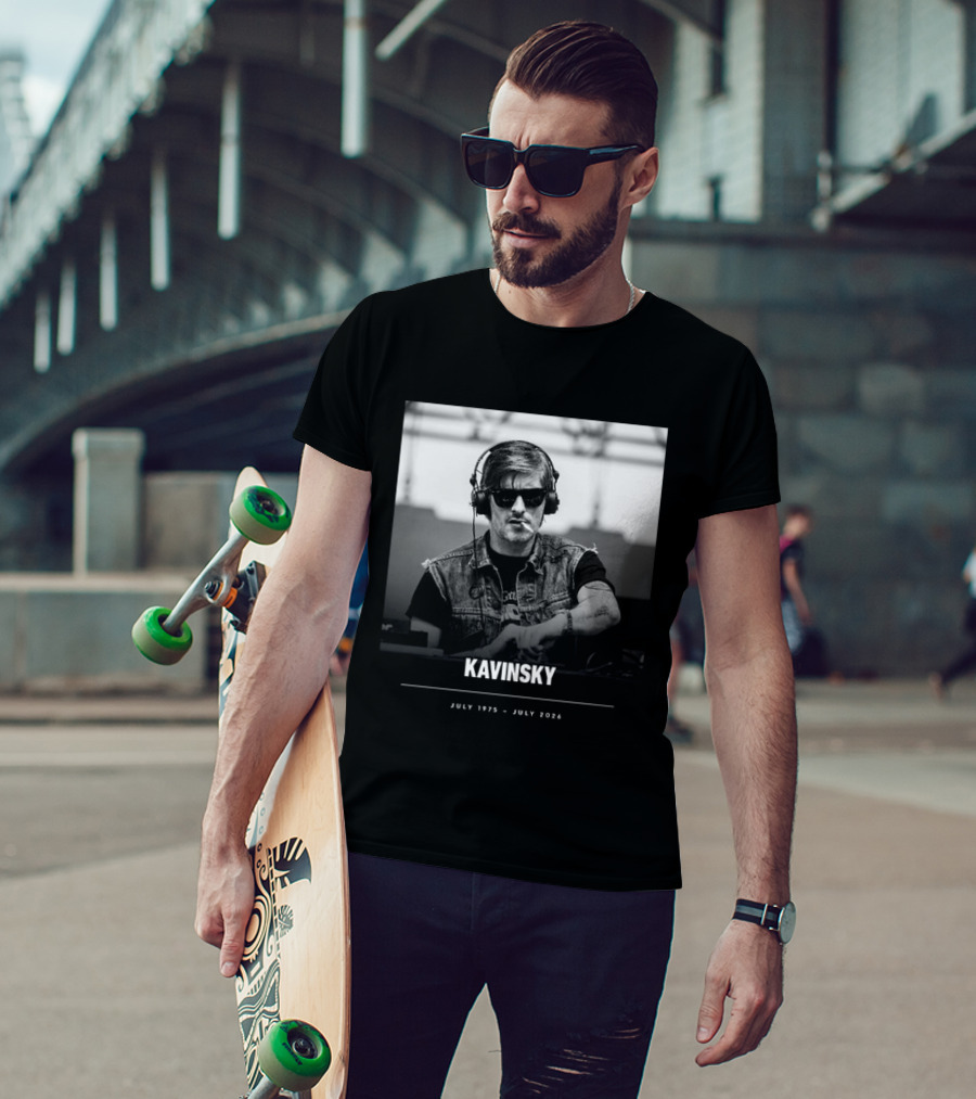 Kavinsky July 1975 July 2026 Retro DJ T-Shirt