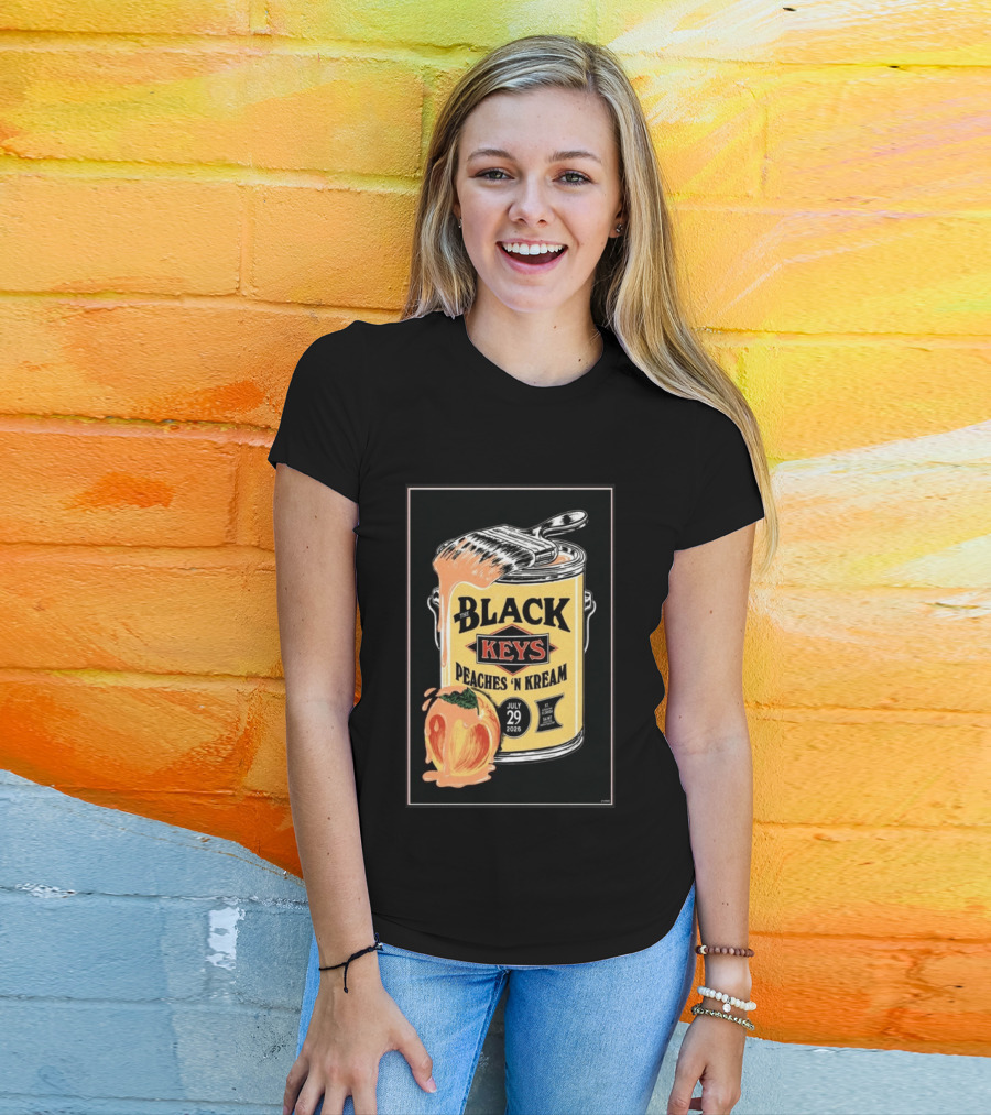 The Black Keys Peaches 'N Kream July 29 2026 St. Augustine Florida T-Shirt