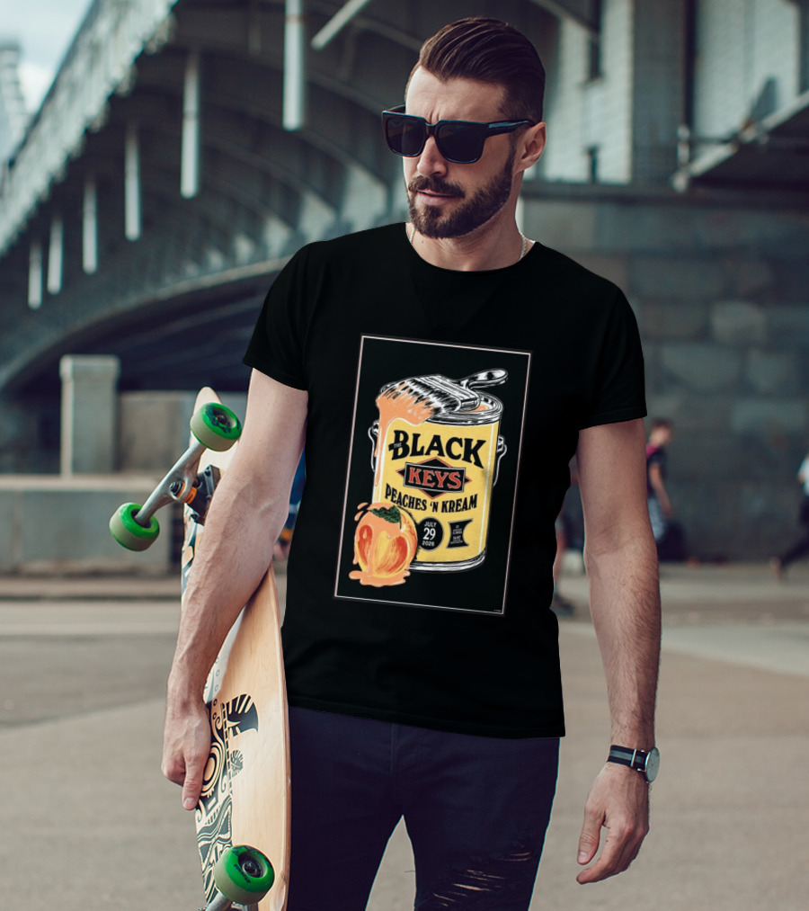 The Black Keys Peaches 'N Kream July 29 2026 St. Augustine Florida T-Shirt