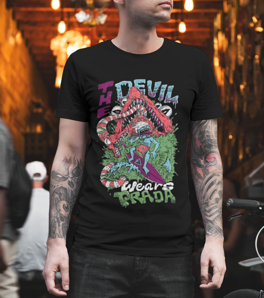 The Devil Wears Prada Surf's Up Crocodile Monster Scene T-Shirt
