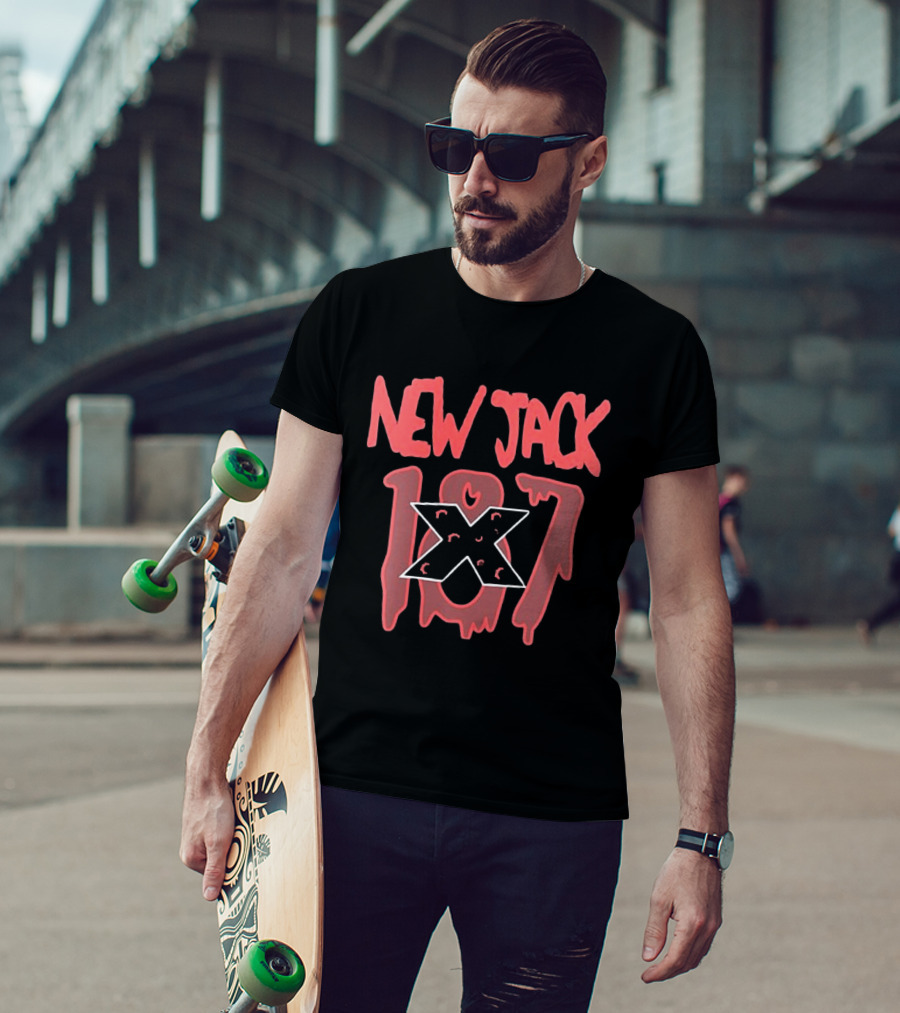 New Jack 187 X Graphic Red Drip T-Shirt