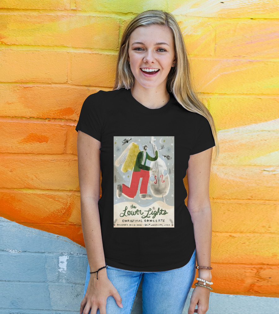 The Lower Lights Christmas Concerts December 10 11 12 2026 Salt Lake City Utah Angel T-Shirt