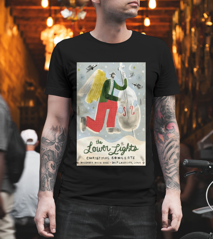 The Lower Lights Christmas Concerts December 10 11 12 2026 Salt Lake City Utah Angel T-Shirt