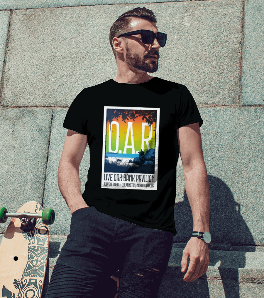 O.A.R. Live Oak Bank Pavilion July 30 2026 Wilmington North Carolina T-Shirt