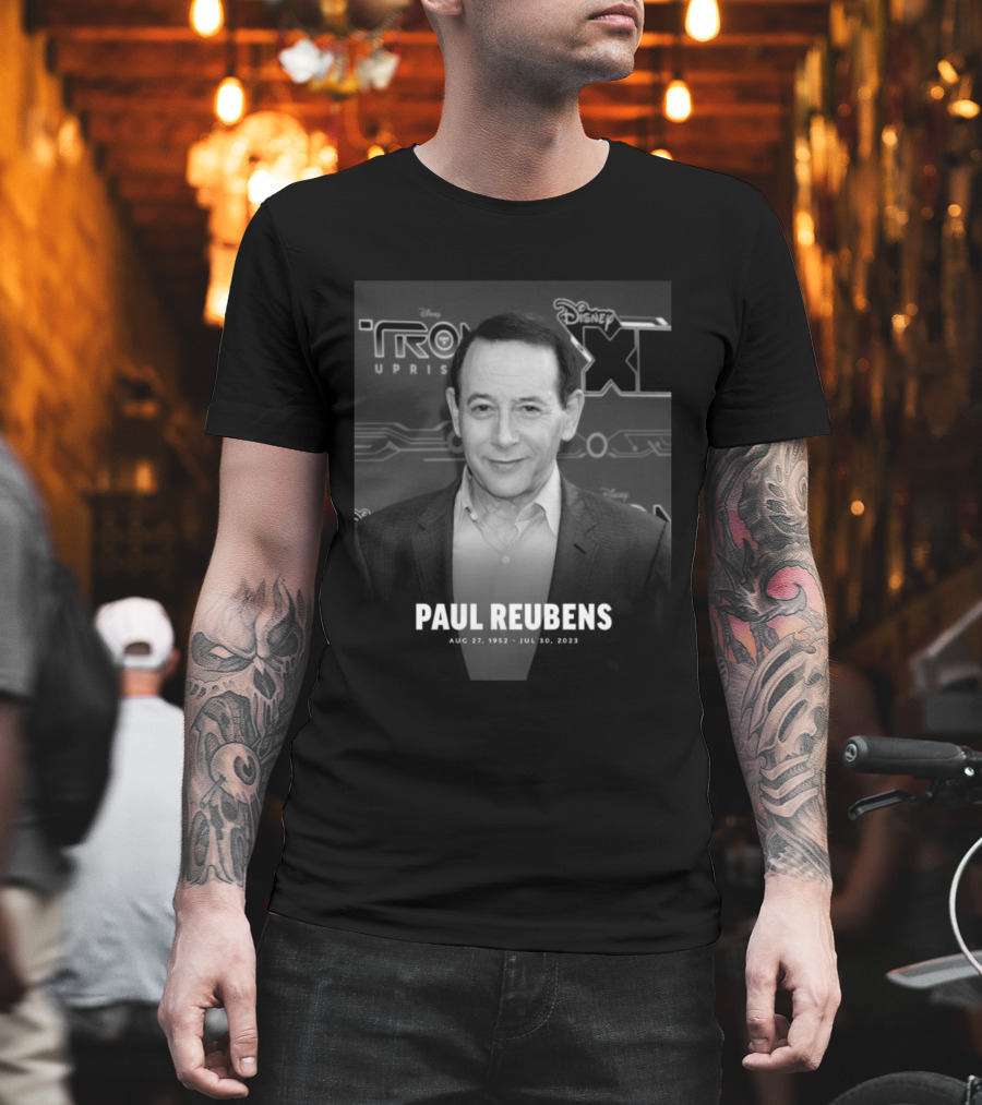 Paul Reubens Disney Tron Uprising Aug 27 1952 Jul 30 2023 T-Shirt