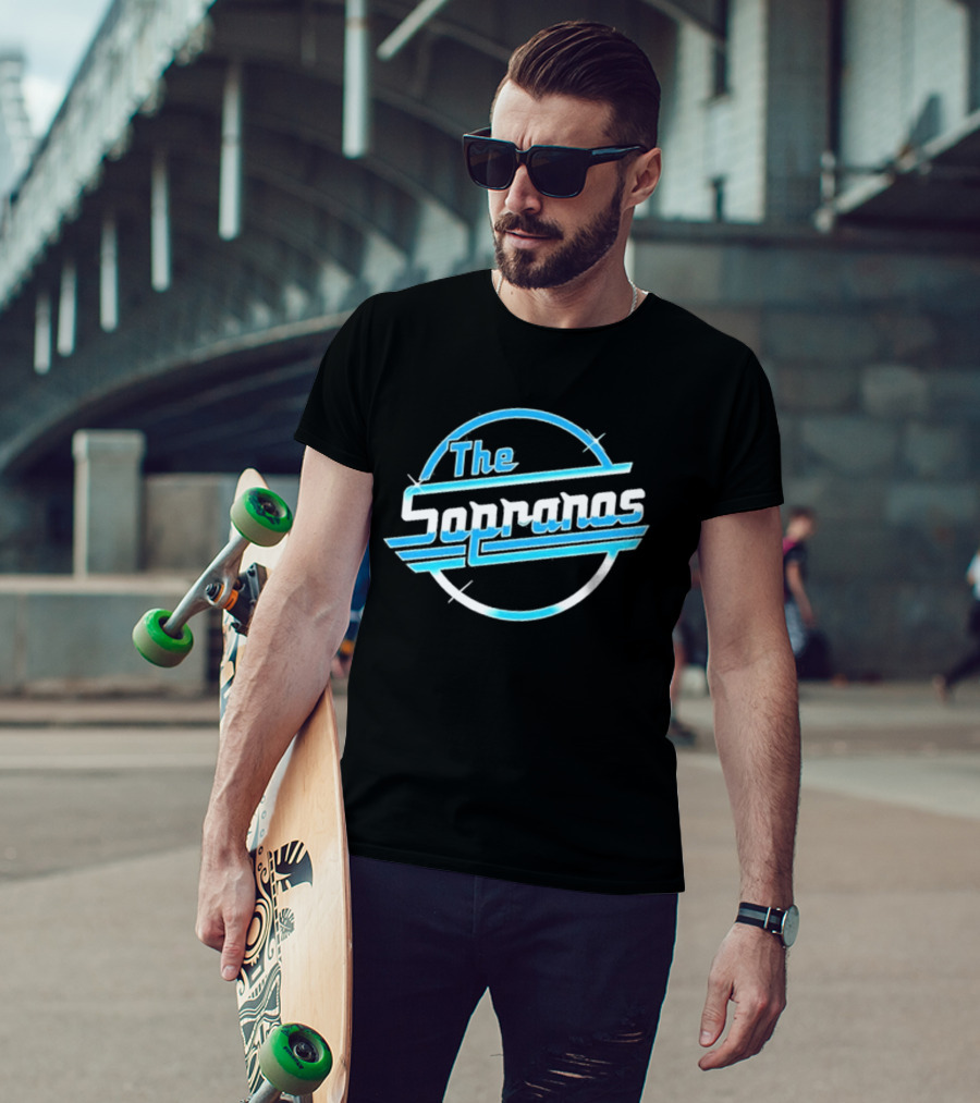 The Sopranos 2026 Retro Futuristic Neon T-Shirt