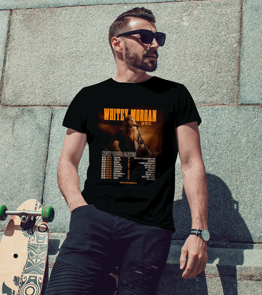 Whitey Morgan And The 78's New Tour Dates 2026 Concert Schedule T-Shirt