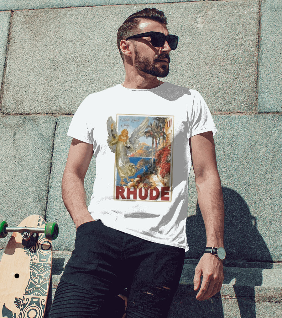 2 Chainz Rhude With Gods Help Angel Scenic Landscape T-Shirt
