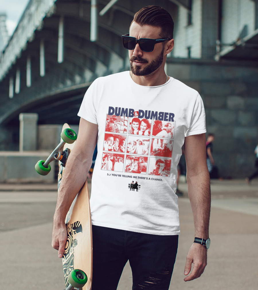 Dumb And Dumber So You're Telling Me There's A Chance Collage T-Shirt