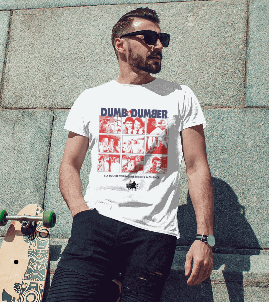 Dumb And Dumber So You're Telling Me There's A Chance Collage T-Shirt
