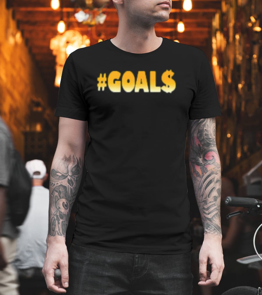 2024 New Year Money Goals Hashtag Wealth Ambitions Motivation T-Shirt