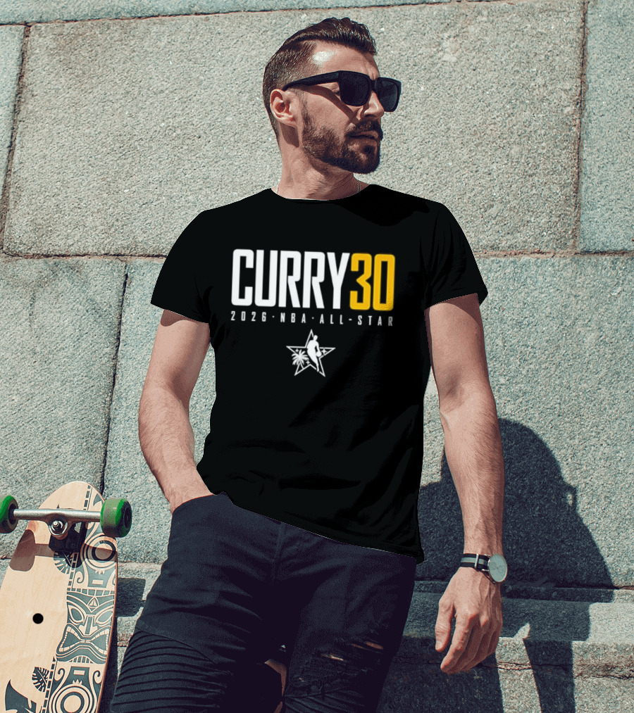 Curry30 2026 NBA All Star Golden State Warriors Iconic Basketball Star T-Shirt