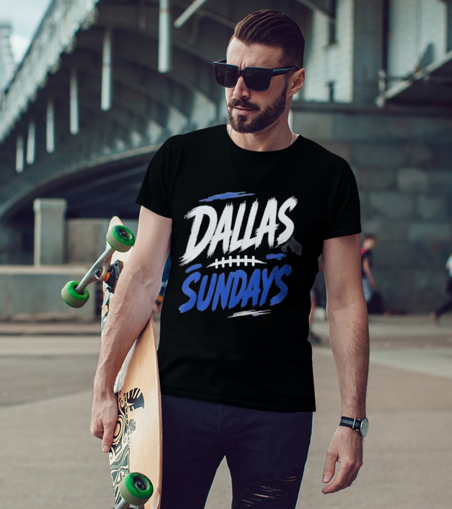 Dallas Sundays Football Brushstroke T-Shirt