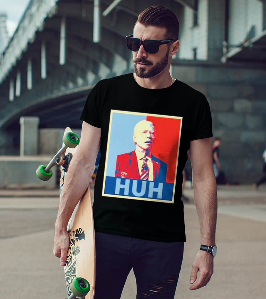 Huh Joe Biden Red Blue T-Shirt