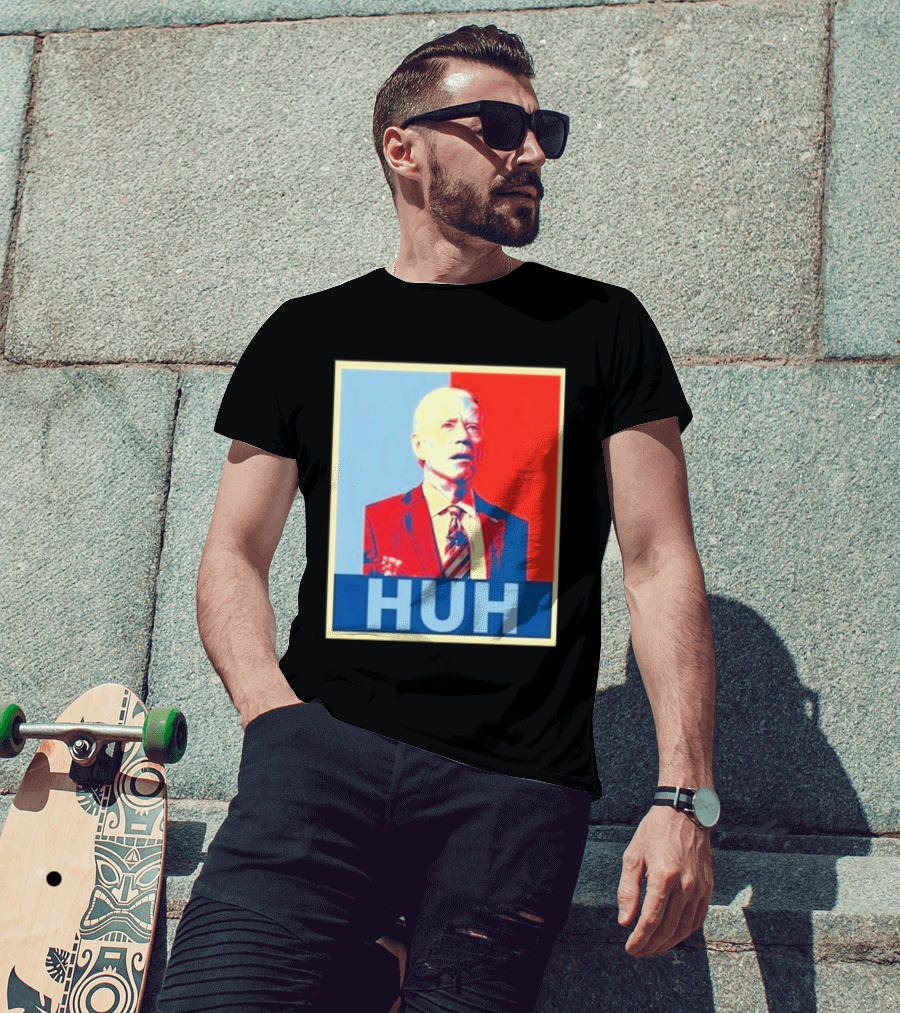 Huh Joe Biden Red Blue T-Shirt