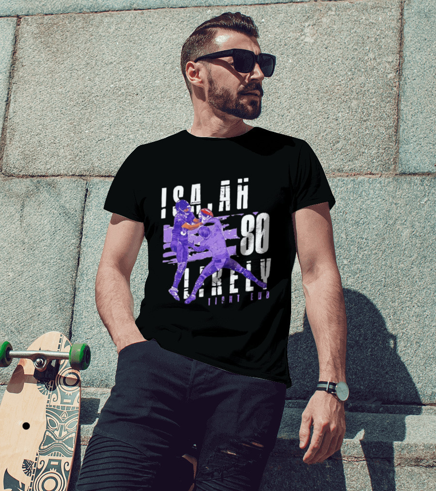Baltimore Ravens Isaiah Likely 80 Tight End Football Player T-Shirt