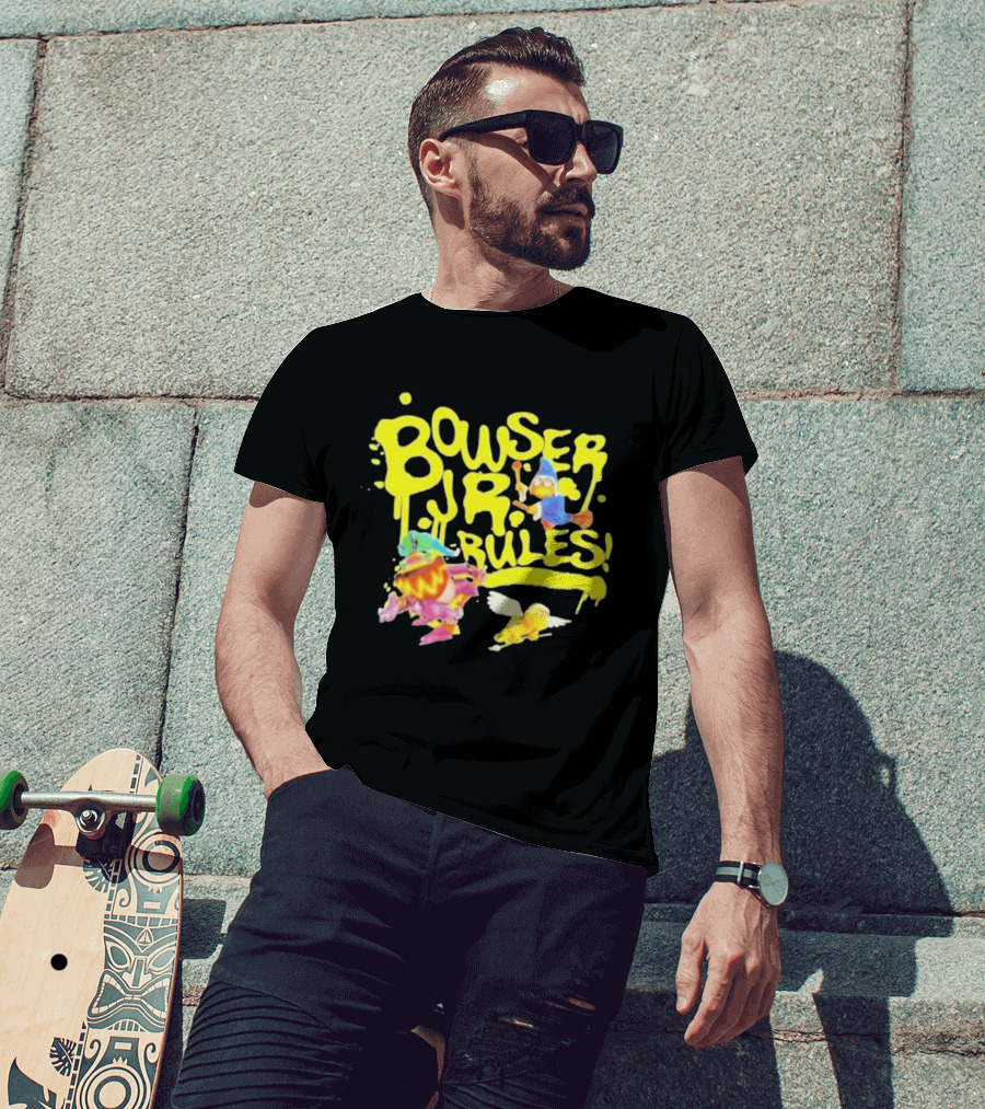 Bowser Jr Rules With Colorful Characters And Fun Styles T-Shirt