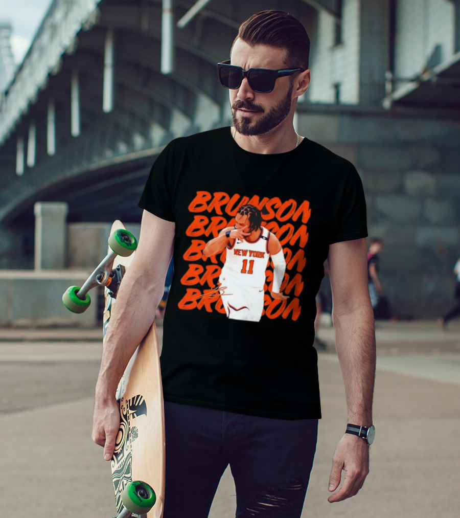 Brunson 11 New York Knicks Basketball Player T-Shirt