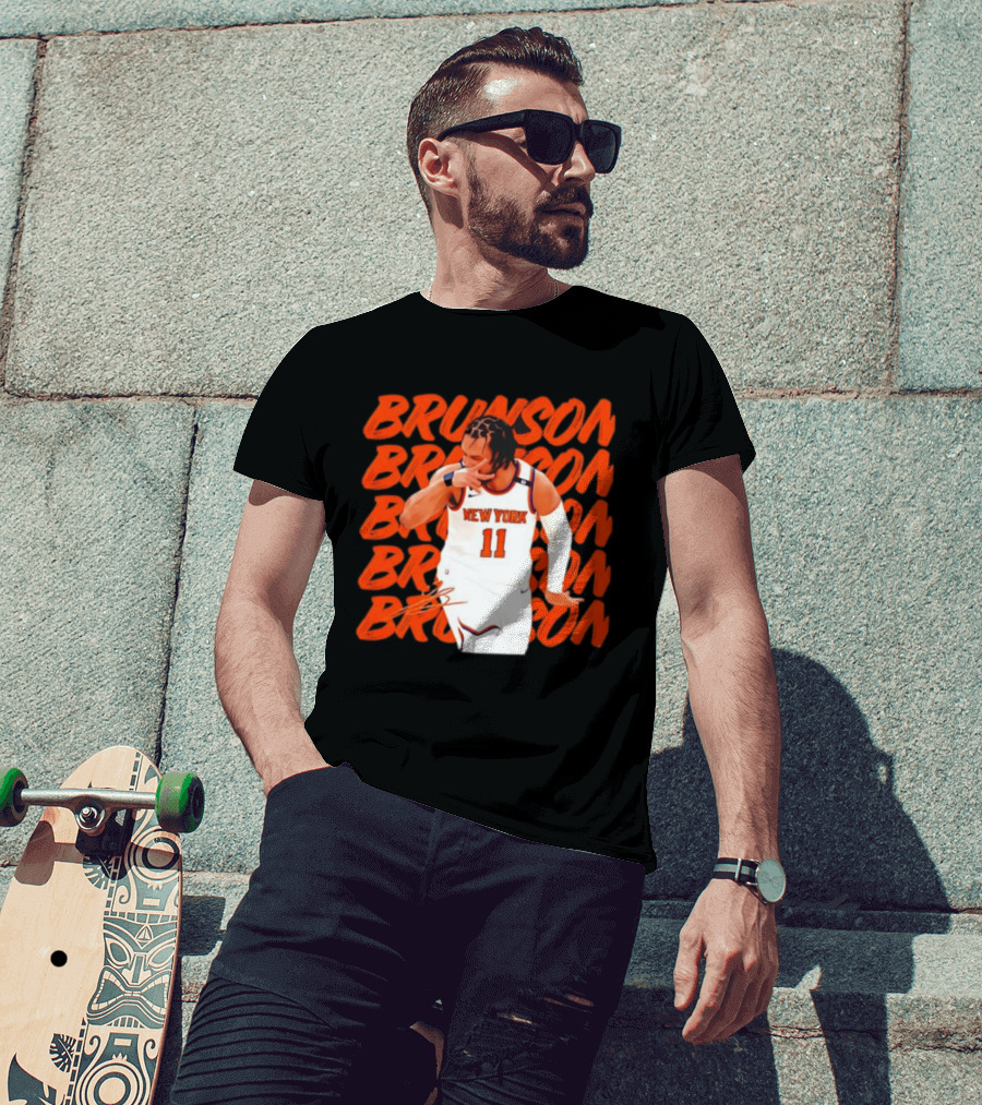 Brunson 11 New York Knicks Basketball Player T-Shirt