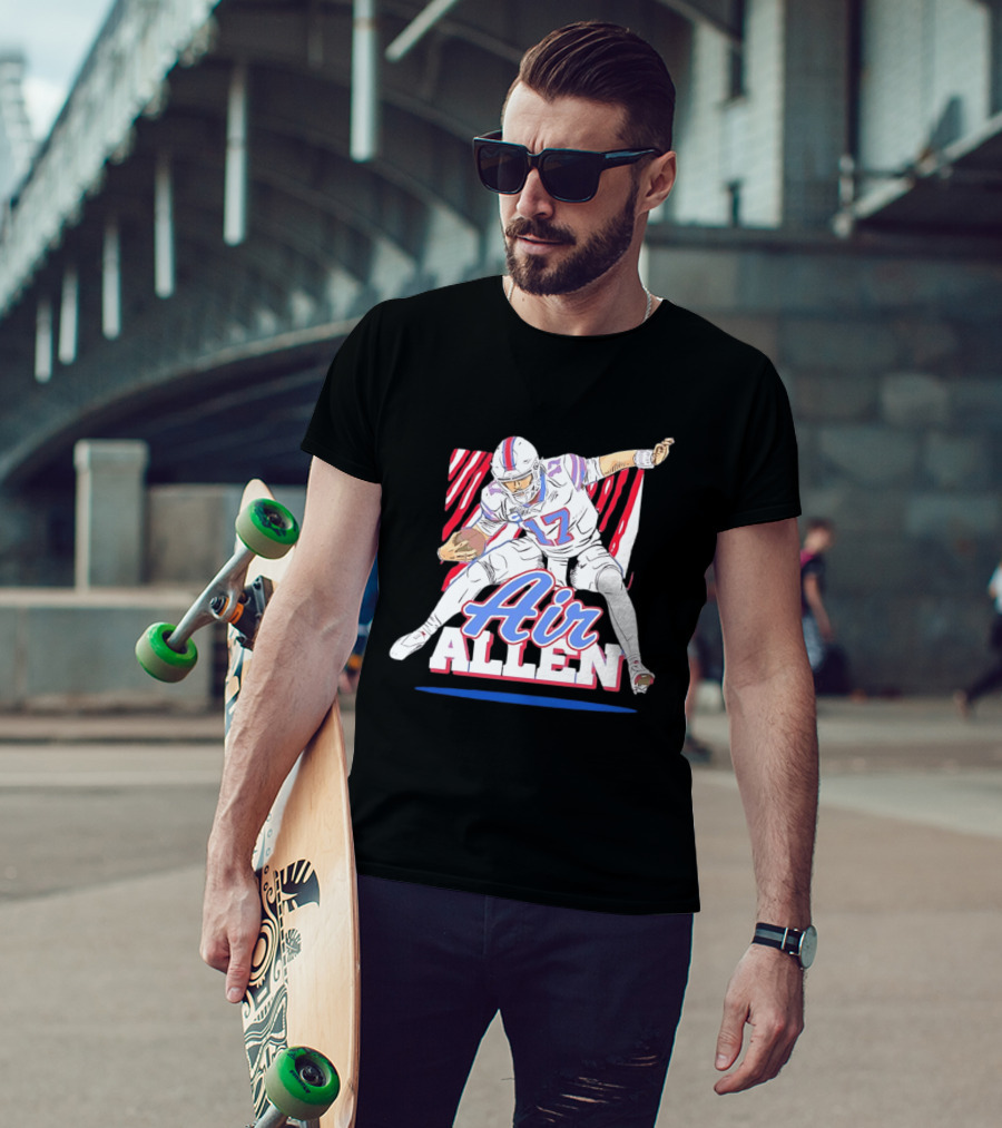 Buffalo Bills Air Allen Football Player Pose T-Shirt