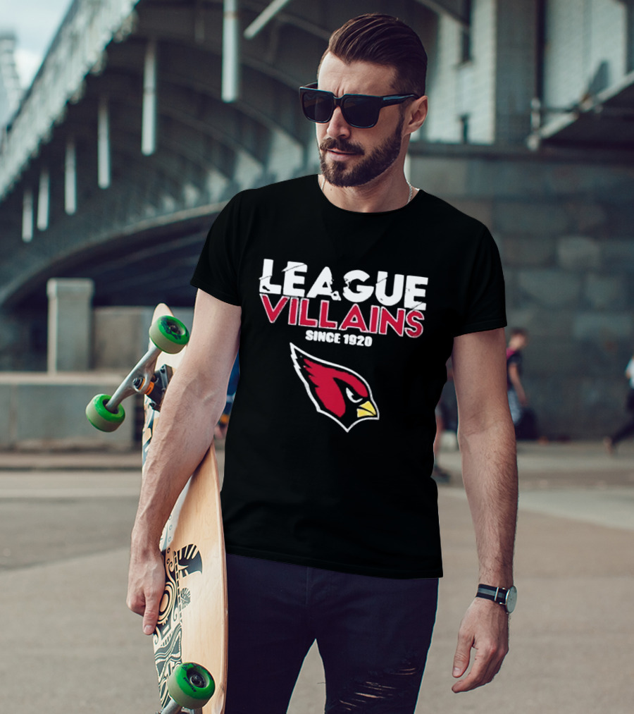 League Villains Since 1920 Arizona Cardinals T-Shirt