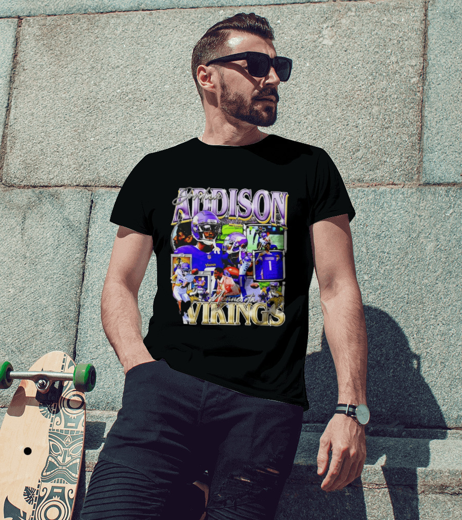 Jordan Addison Minnesota Vikings Stars And Highlights T-Shirt