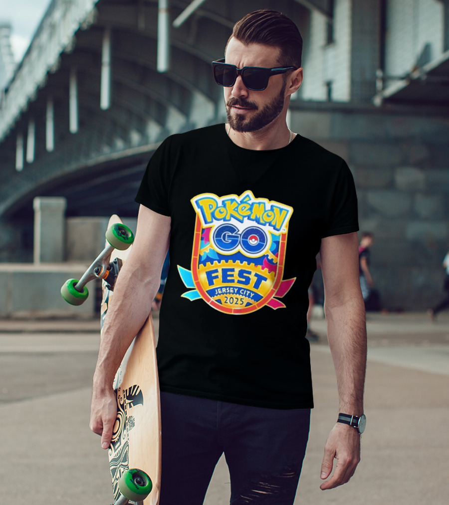 Pokémon Go Fest 2025 Jersey City Event T-Shirt
