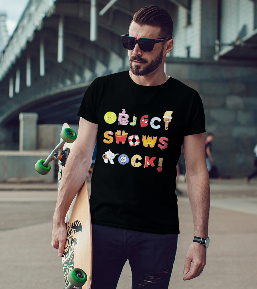 Object Shows Rock Tennis Paintbrush Emoji Toothpaste Balloon T-Shirt