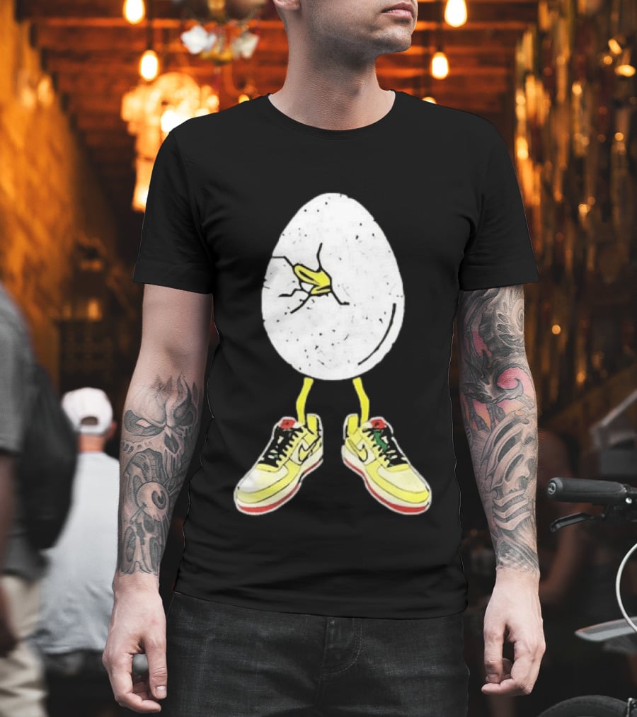 Oregon Football Fit For Flight Go Ducks Egg Cracked Sneakers Retro Nike T-Shirt