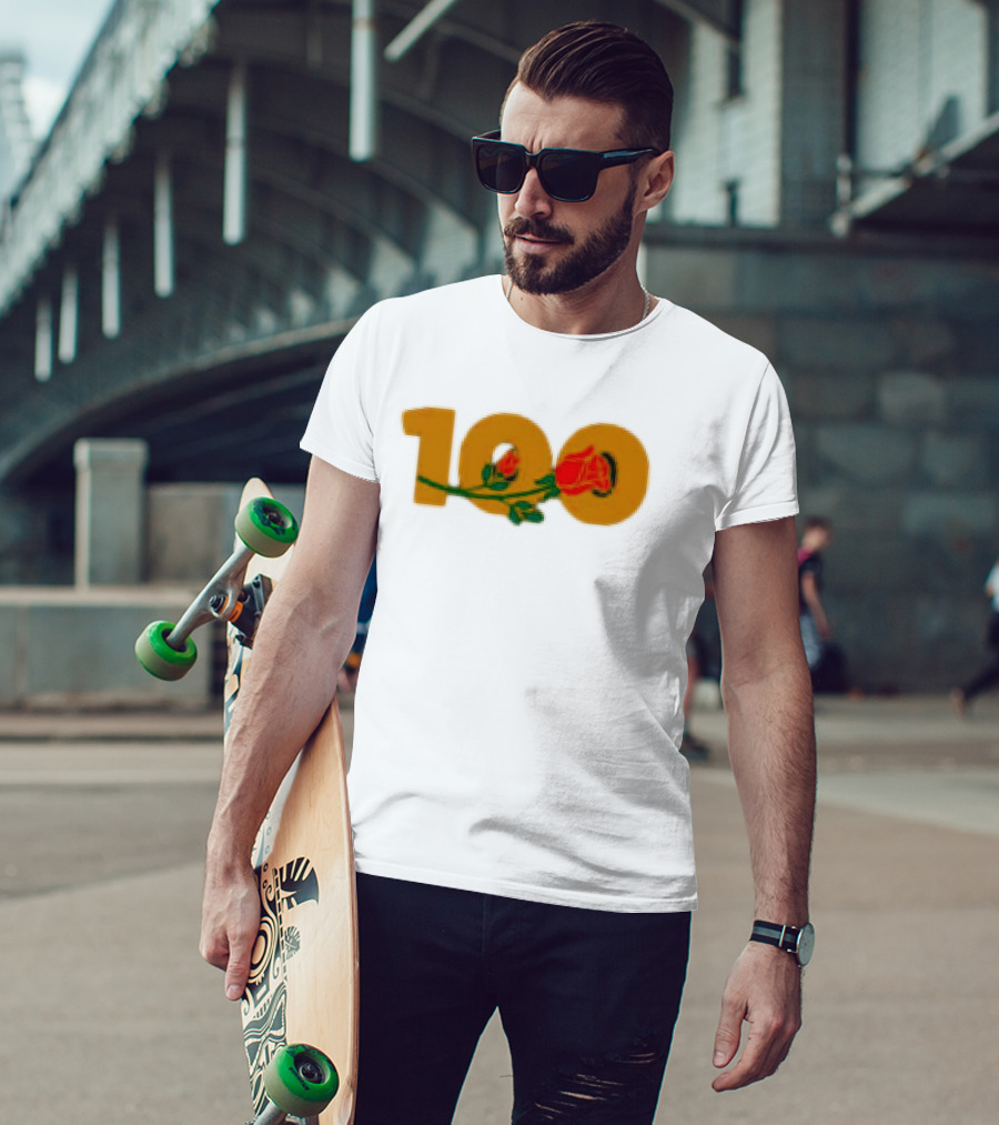 0 SACKS Kansas City Chiefs 100 Rose Celebration T-Shirt