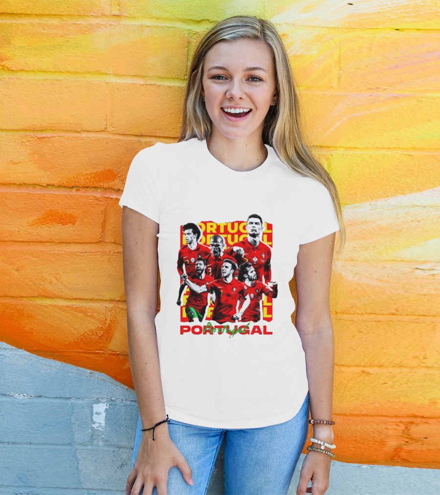 Portugal National Football Team Cristiano Ronaldo Fans T-Shirt